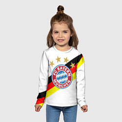 Лонгслив детский FC Bayern: Germany, цвет: 3D-принт — фото 2