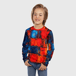 Лонгслив детский Assembly color, цвет: 3D-принт — фото 2
