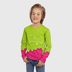 Лонгслив детский Abstract, цвет: 3D-принт — фото 2