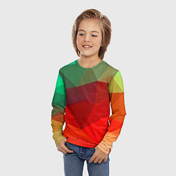 Лонгслив детский Abstraction colorise, цвет: 3D-принт — фото 2