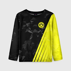 Лонгслив детский FC Borussia Dortmund: Abstract, цвет: 3D-принт