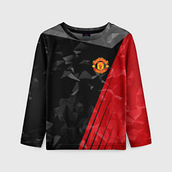 Лонгслив детский FC Manchester United: Abstract, цвет: 3D-принт