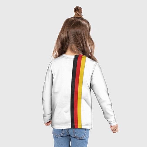 Детский лонгслив I Love Germany / 3D-принт – фото 6