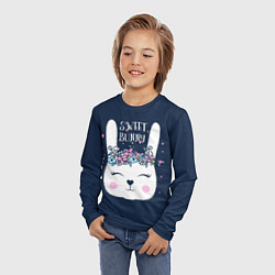 Лонгслив детский Sweet Bunny, цвет: 3D-принт — фото 2