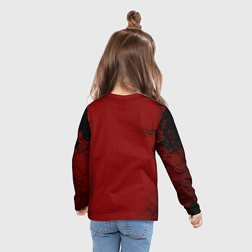 Детский лонгслив Dead by Daylight / 3D-принт – фото 6