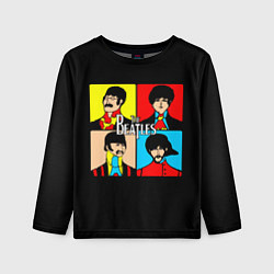 Лонгслив детский The Beatles: Pop Art, цвет: 3D-принт