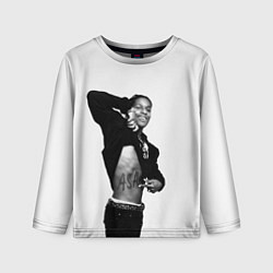 Лонгслив детский ASAP Rocky: White Fashion, цвет: 3D-принт