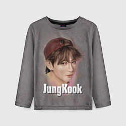 Лонгслив детский BTS JungKook, цвет: 3D-принт