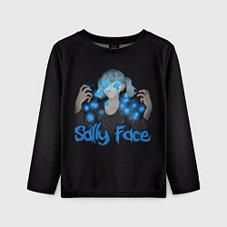 Лонгслив детский Sally Face: Blue Magic, цвет: 3D-принт