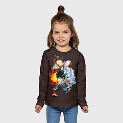 Лонгслив детский Моя геройская академия, цвет: 3D-принт — фото 2