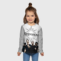Лонгслив детский Godsmack, цвет: 3D-принт — фото 2