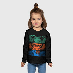 Лонгслив детский Моя геройская академия, цвет: 3D-принт — фото 2