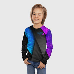 Лонгслив детский Mass Effect N7, цвет: 3D-принт — фото 2