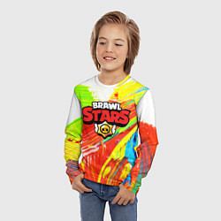 Лонгслив детский BRAWL STARS, цвет: 3D-принт — фото 2