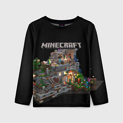 Лонгслив детский MINECRAFT, цвет: 3D-принт