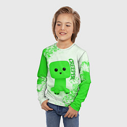 Лонгслив детский MINECRAFT CREEPER, цвет: 3D-принт — фото 2