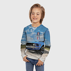 Лонгслив детский Mustang, цвет: 3D-принт — фото 2