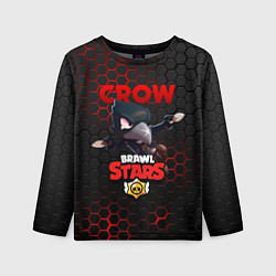 Лонгслив детский BRAWL STARS CROW, цвет: 3D-принт