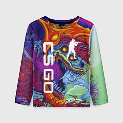 Лонгслив детский CS GO HYPERBEAST, цвет: 3D-принт
