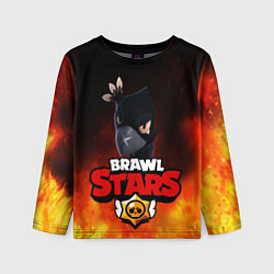 Детский лонгслив Brawl Stars - Crow