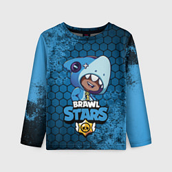 Детский лонгслив Brawl Stars LEON SHARK