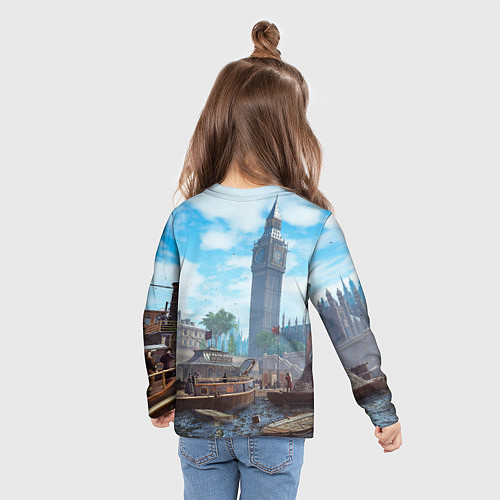 Детский лонгслив Assasin's creed / 3D-принт – фото 6