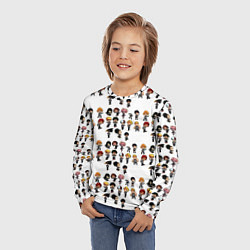 Лонгслив детский Моя Геройская Академия, цвет: 3D-принт — фото 2