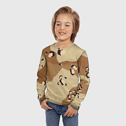 Лонгслив детский ПОЛЕВОЙ АРМЕЙСКИЙ, цвет: 3D-принт — фото 2