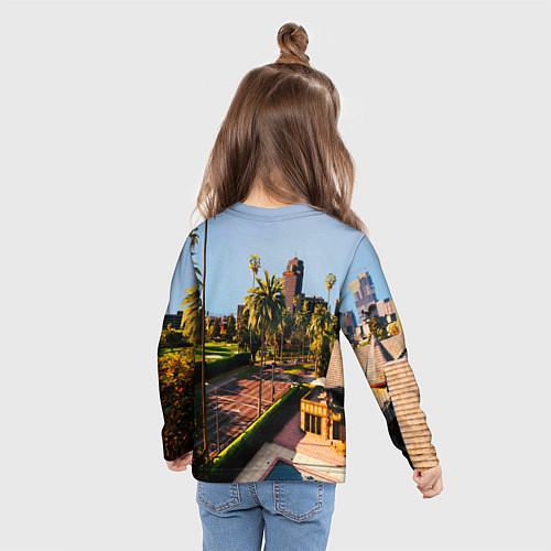 Детский лонгслив Grand Theft Auto / 3D-принт – фото 6