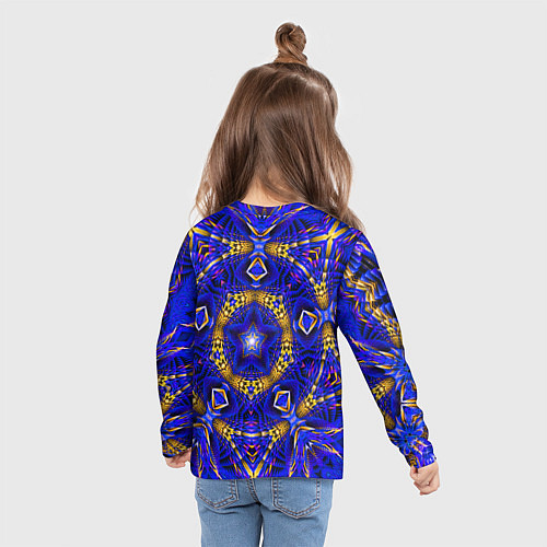 Детский лонгслив GEOMETRY PSY / 3D-принт – фото 6