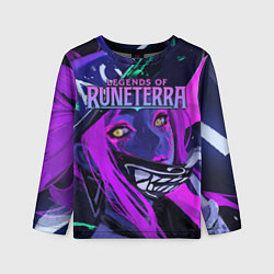 Лонгслив детский Legends of Runeterra, цвет: 3D-принт