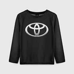 Детский лонгслив Toyota carbon