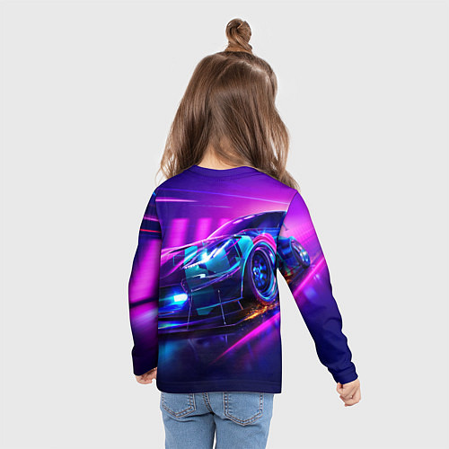 Детский лонгслив Need for Speed / 3D-принт – фото 6