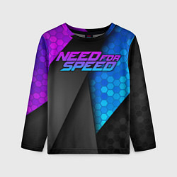 Лонгслив детский Need for Speed, цвет: 3D-принт