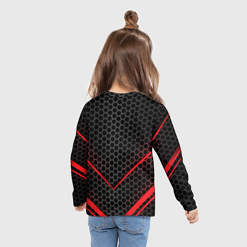 Детский лонгслив Lamborghini / 3D-принт – фото 6