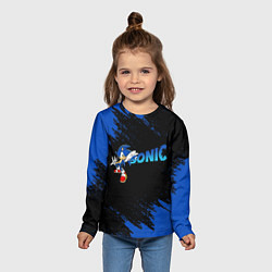 Лонгслив детский SONIC, цвет: 3D-принт — фото 2