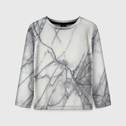 Детский лонгслив Мрамор