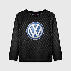 Лонгслив детский Volkswagen Logo, цвет: 3D-принт
