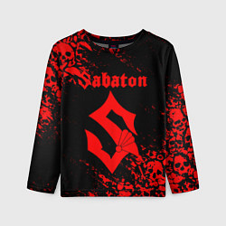 Лонгслив детский SABATON, цвет: 3D-принт