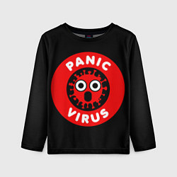 Лонгслив детский Panic Virus, цвет: 3D-принт