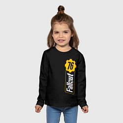 Лонгслив детский FALLOUT76, цвет: 3D-принт — фото 2