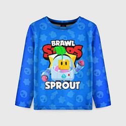 Лонгслив детский BRAWL STARS SPROUT, цвет: 3D-принт