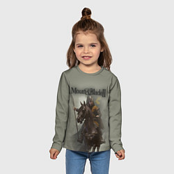 Лонгслив детский Mount and Blade 2, цвет: 3D-принт — фото 2