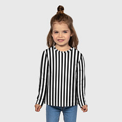 Лонгслив детский Пикси полосы, цвет: 3D-принт — фото 2