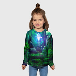 Лонгслив детский Дорога в храм, цвет: 3D-принт — фото 2