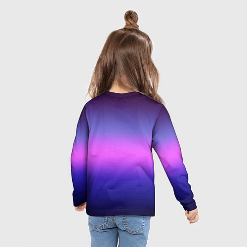 Детский лонгслив Единорог / 3D-принт – фото 6