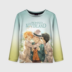 Лонгслив детский The Promised Neverland, цвет: 3D-принт