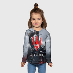 Лонгслив детский The Witcher, цвет: 3D-принт — фото 2