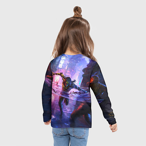 Детский лонгслив Ghostrunner / 3D-принт – фото 6