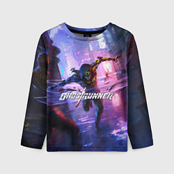 Детский лонгслив Ghostrunner